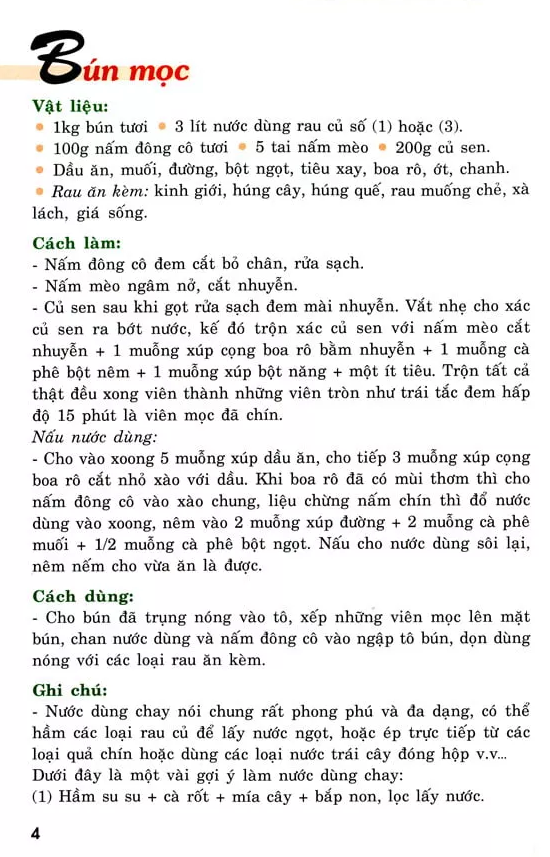 30 Món Điểm Tâm Chay