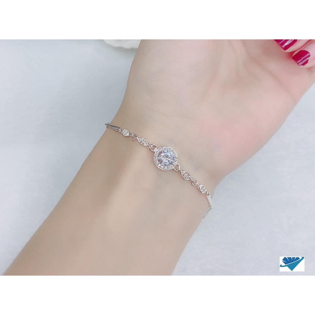 Lắc tay nữ hình chiếc nơ chất liệu bằng bạc s925 MS0811