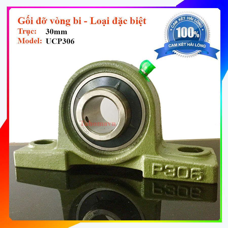 gối đỡ vòng bi UCP306, gối đỡ trục 30 mm