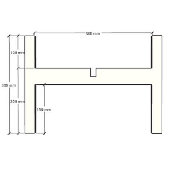 Kệ gỗ để chậu cây - Cho chậu đường kính 36 - 38 cm