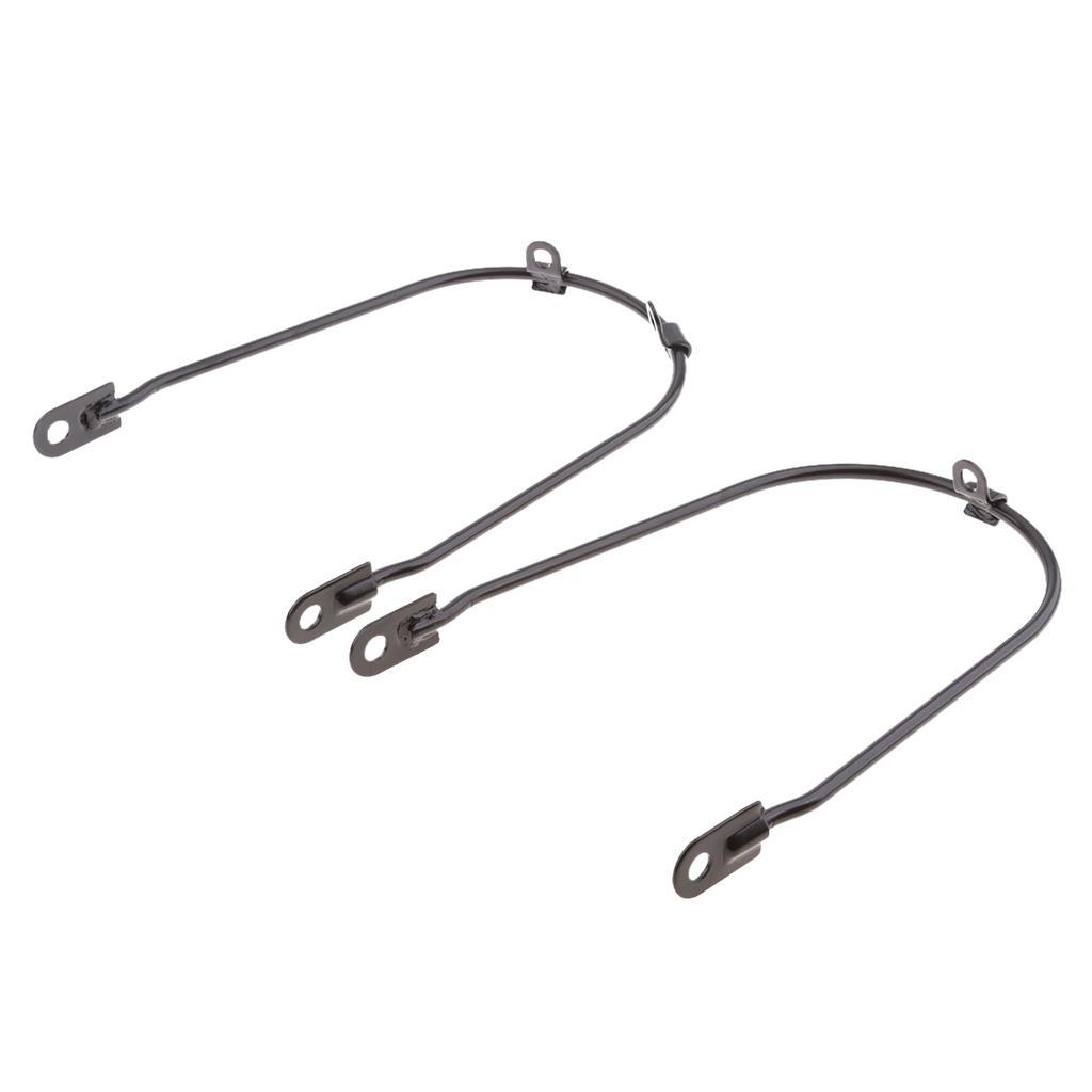 Front Mudguard Direct Replacement Metal Steel for Motorcycle Black