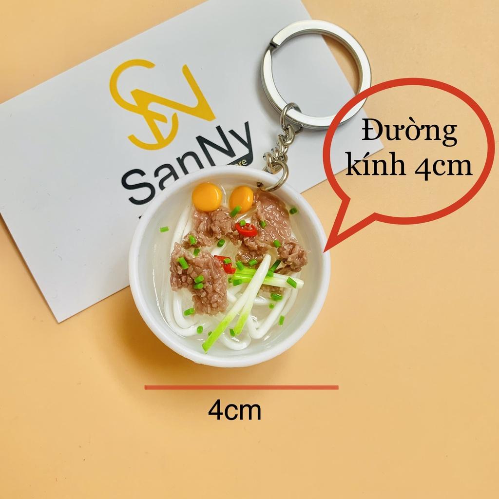 Móc khóa bánh mì Việt Nam Keychain Handmade 100% chất liệu bằng đất sét