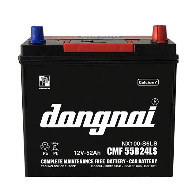 Ắc quy khô miễn bảo dưỡng đồng nai CMF 55b24ls