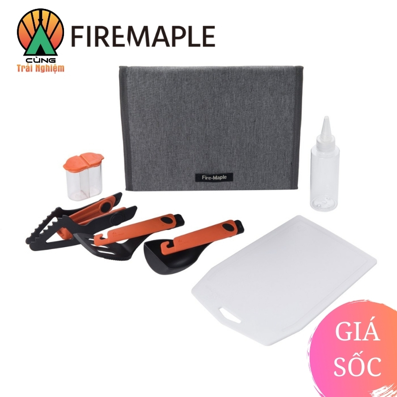 Bộ Dụng Cụ Nấu Ăn Tiện Lợi Chuyên Dụng Cho Dã Ngoại Fire-Maple CHEF COOKING KIT FMW-Kit01