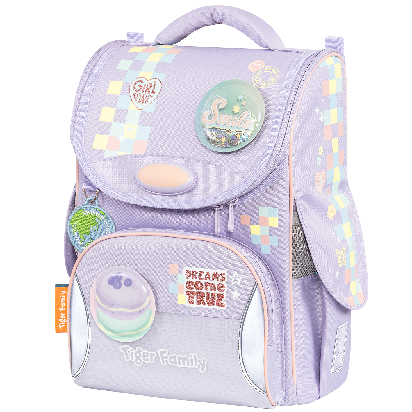 Cặp Chống Gù Nature Quest Schoolbag Pro - Girl Power - Go Ocean - Tiger Family TGNQ-106A