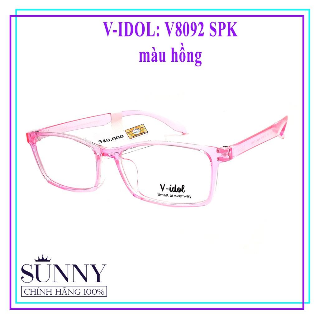 V8092 gọng kính chính hãng V-idol chính hãng, thiết kế dễ đeo bảo vệ mắt
