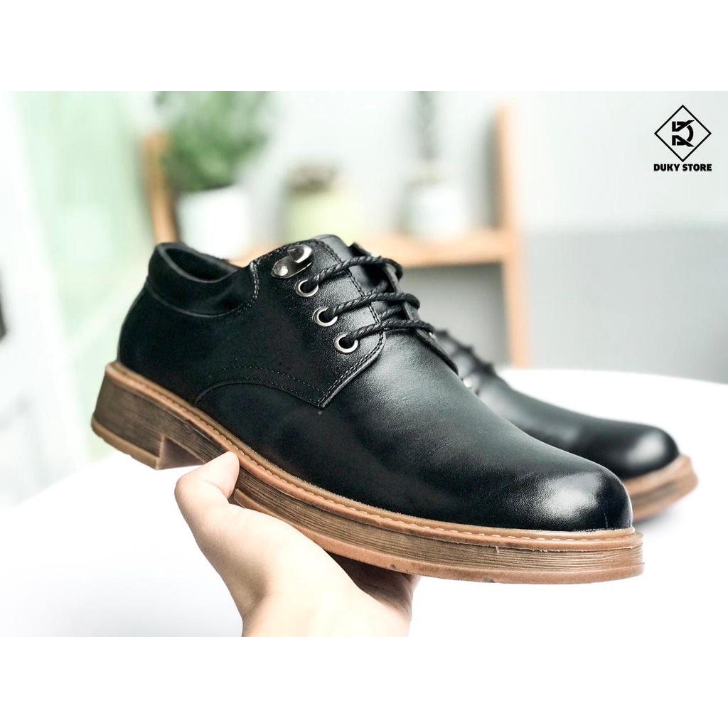 Đốc thấp da bò phong cách đơn giản ảnh thật - Duky Store