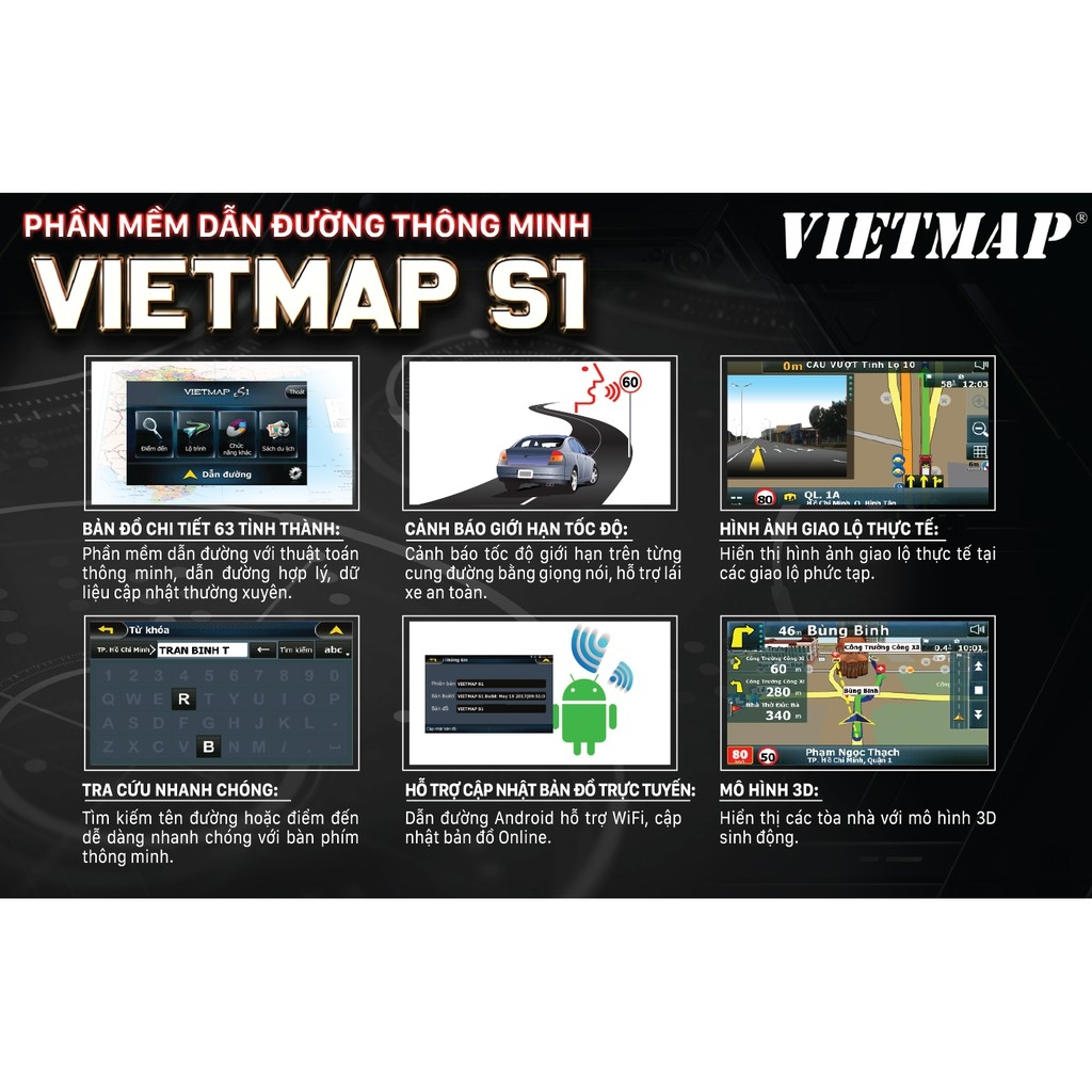 VIETMAP Touch 9100A - Bộ Mở Rộng Tính Năng Dẫn Đường Dành Cho DVD Pioneer Android - HÀNG CHÍNH HÃNG