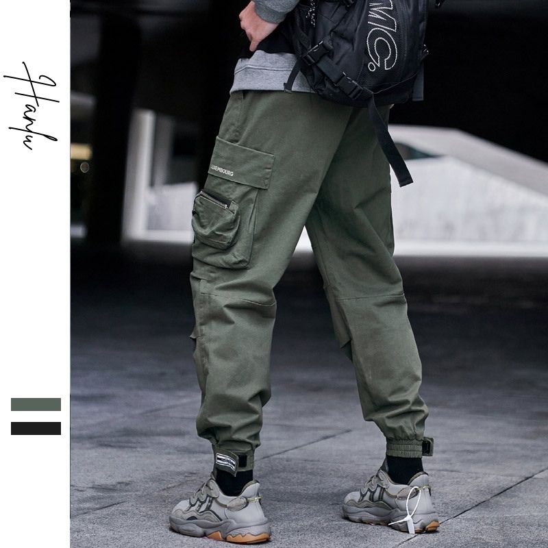 Quần jogger nam kaki túi hộp Aolang Green A5137 (Xanh)