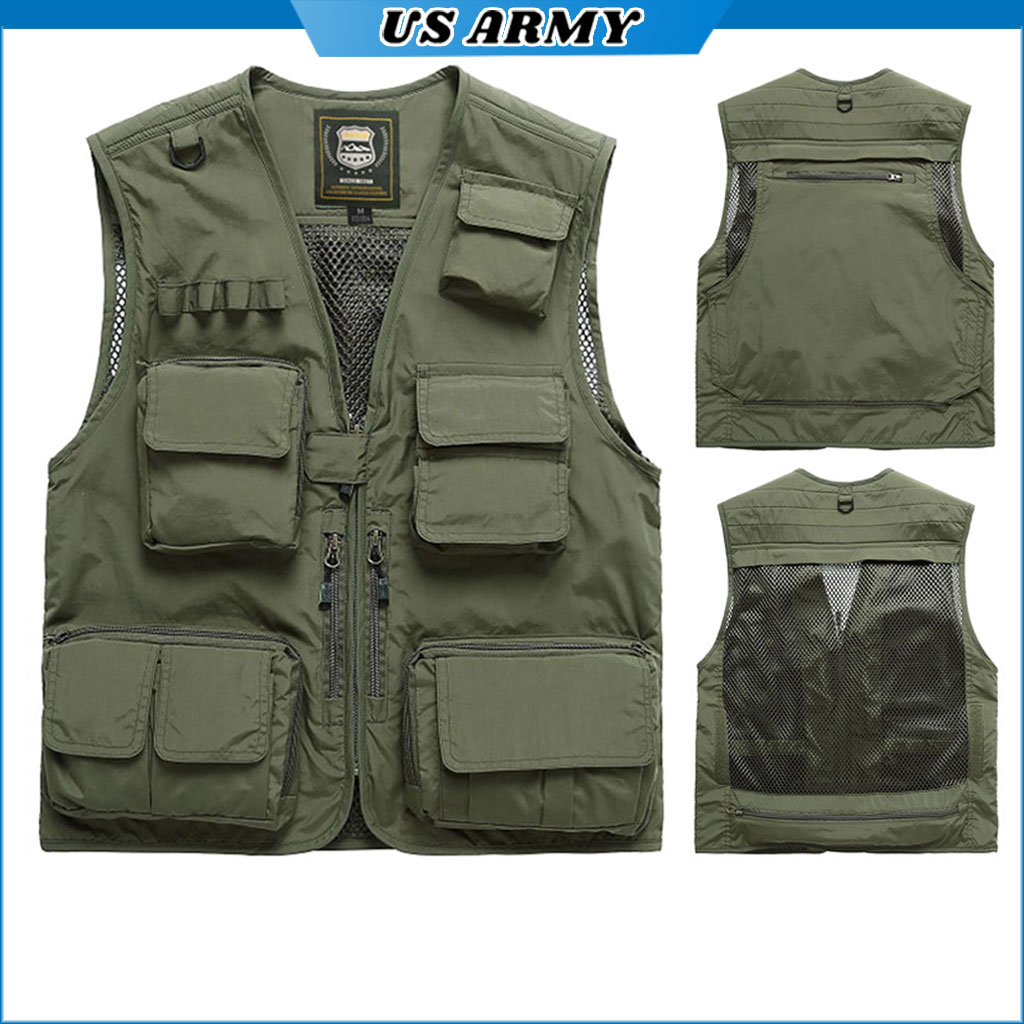 Áo Gile Nam Lính Mỹ U869 Phong Cách US ARMY - HÀNG CHÍNH HÃNG