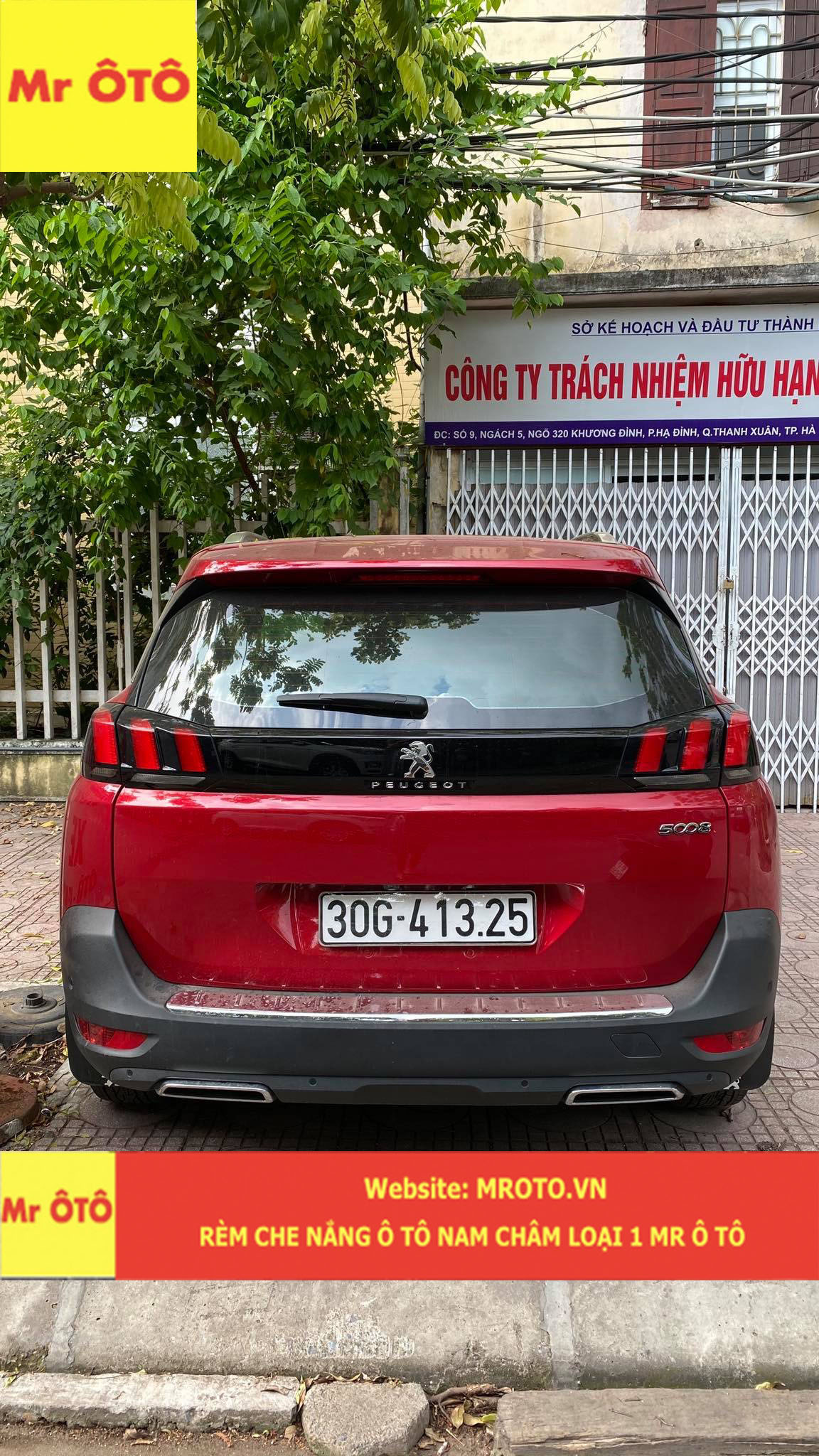 Rèm Che Nắng Xe Peugeot 5008 Hàng Loại 1 Mr Ô TÔ