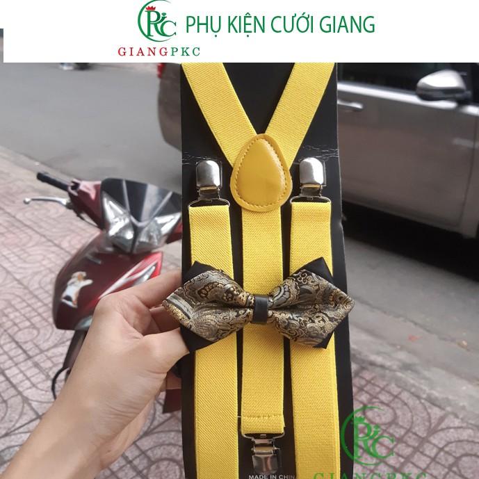 Dây đai chữ Y nam bản 2.5 cm đủ màu kèm nơ nhọn cao cấp Giangpkc mẫu mới tháng 2021 TP HCM