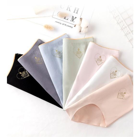 Quần Lót Cotton Cạp Cao Không Đường May Kháng Khuẩn Chống Viêm Nhiễm CT03