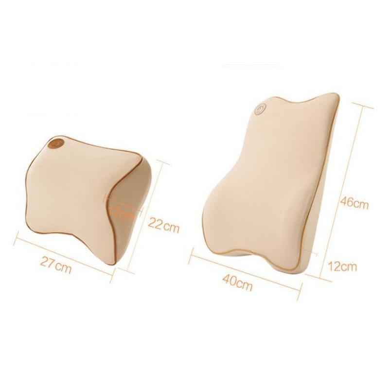 Bộ gối tựa đầu và lưng ô tô cao su non cao cấp 206672-2