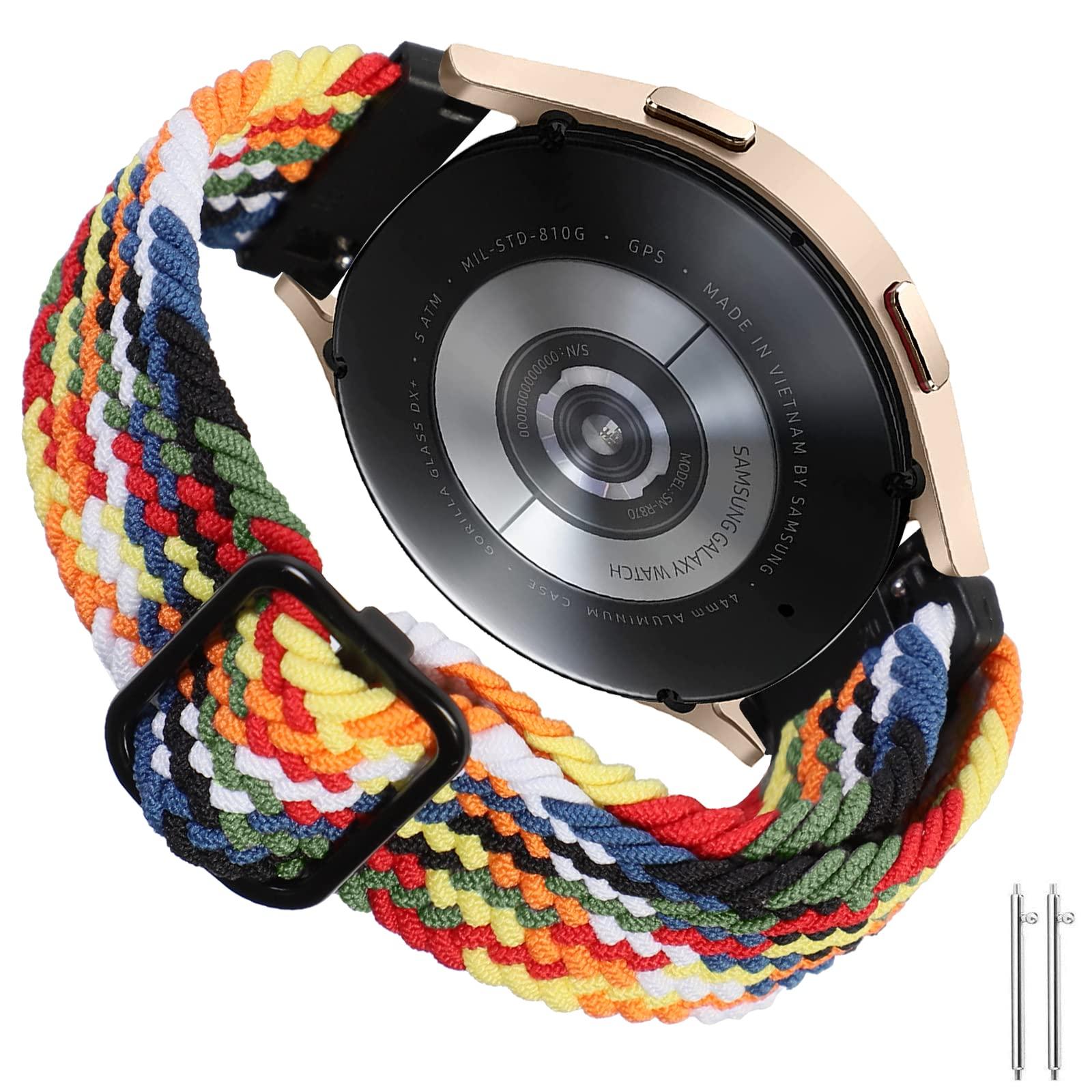 Dây đeo 20mm Galaxy Watch 4 Dây đeo 40mm/44mm, HW SS Watch 4 Dây đeo cổ điển
