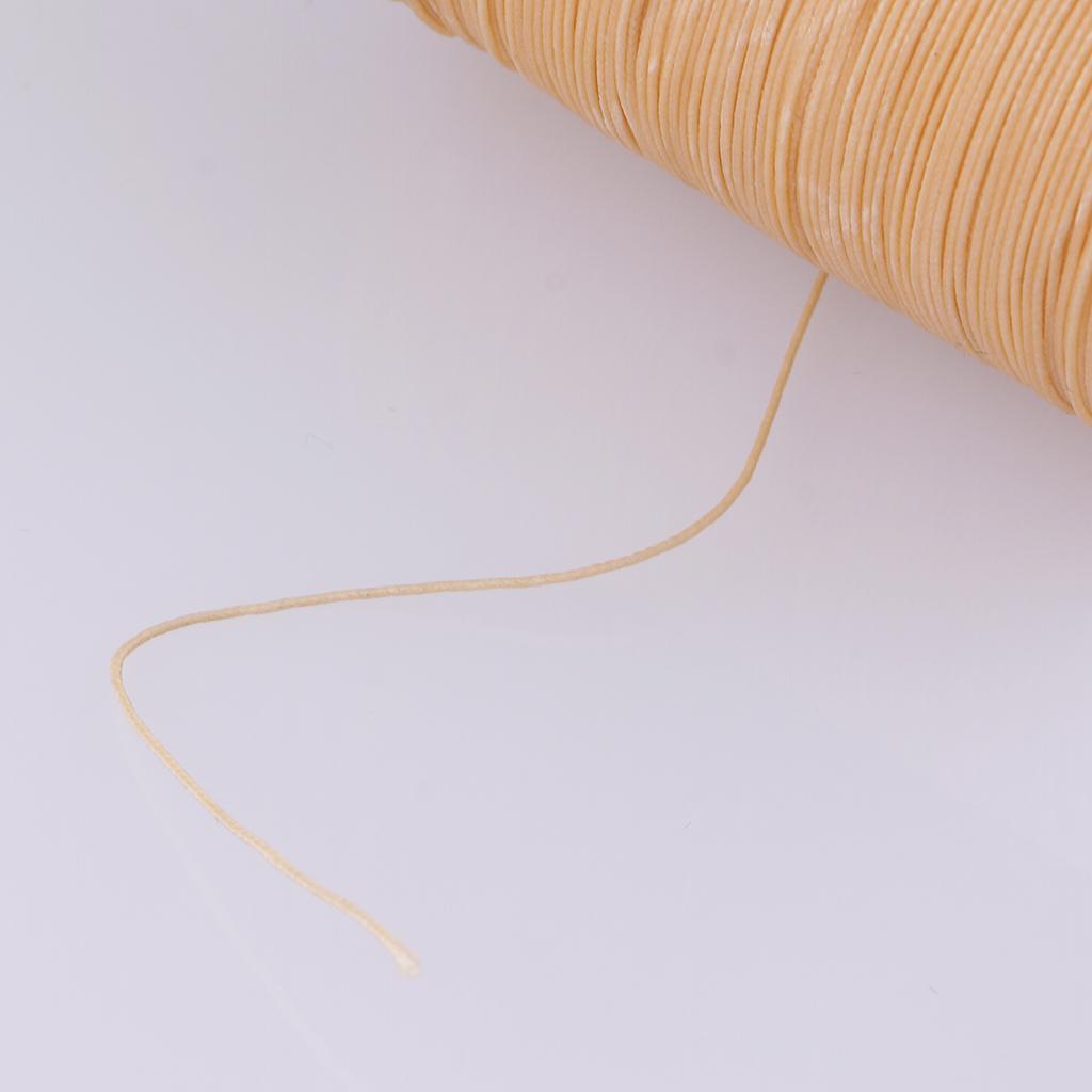 10x 130 Meters 0.5mm Round Polyester Waxed Thread Sewing Stitching