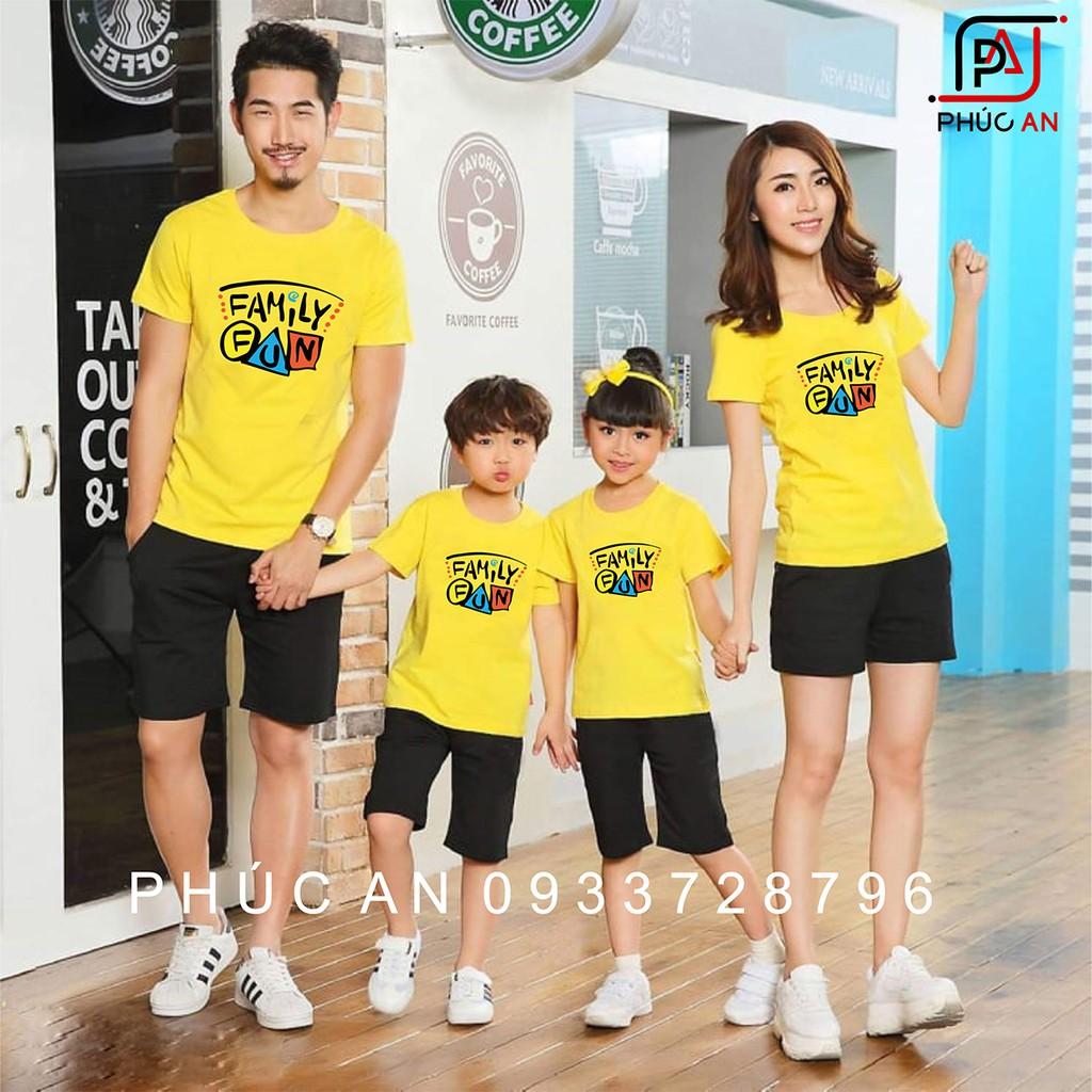 {full size} mẫu áo thun NHÓM, áo phong gia đình HELLO SUMMER cực xinh