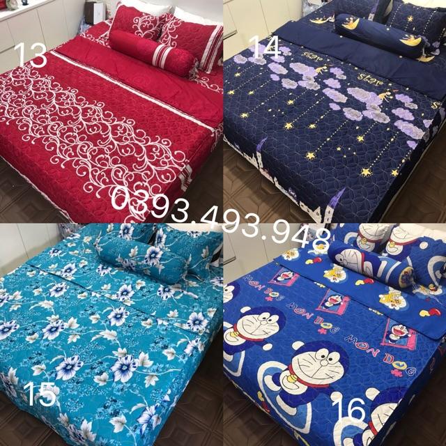 Bộ chăn ga gối trần bông