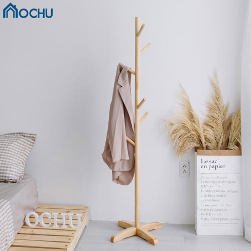 Cây Treo Quần Áo Đứng Bằng Gỗ OCHU - Standing Hanger - Black