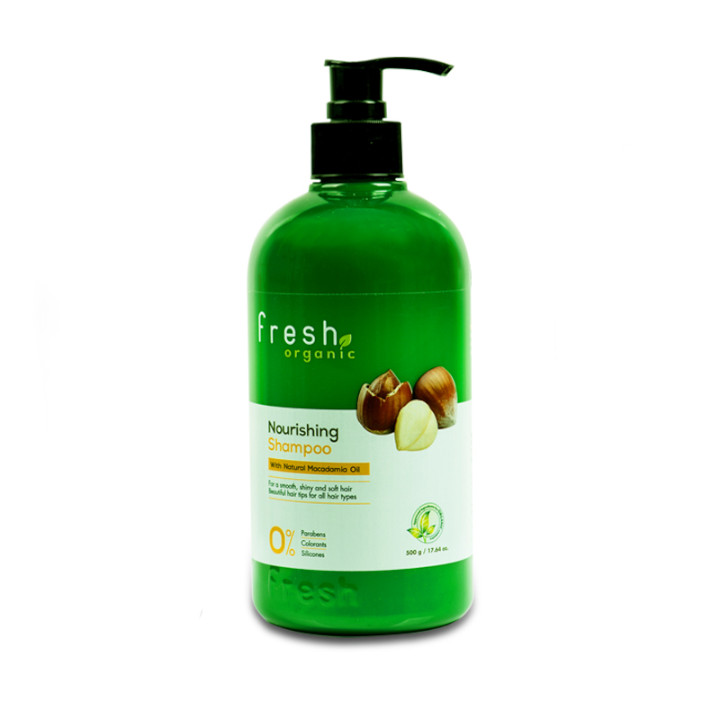 Dầu gội fresh Organic Macadamia oil (500g) + Tặng 1 dầu xả fresh Macadamia (180g)