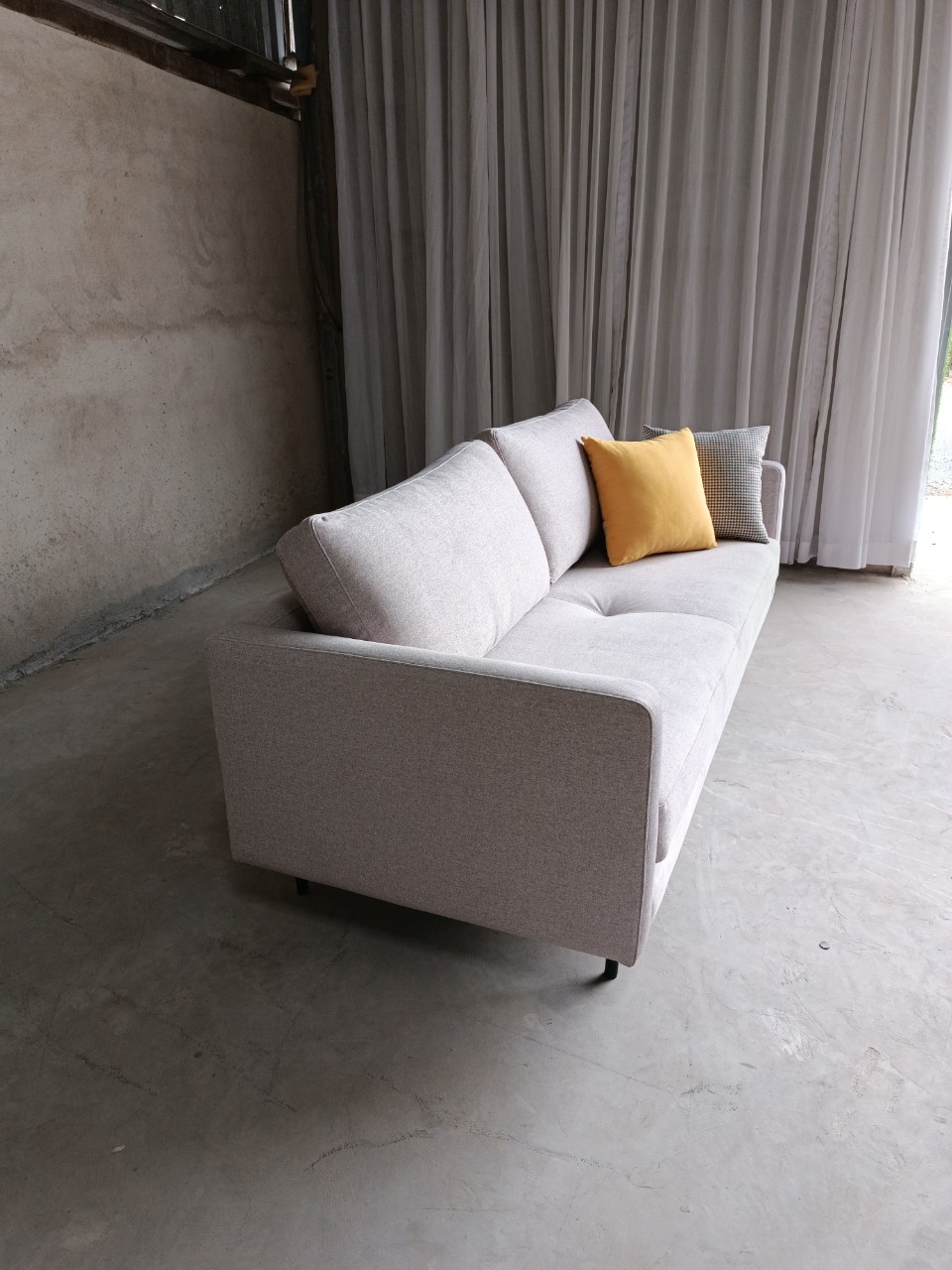 Sofa Cao Cấp Hàng Kỹ Chất liệu Chọn lọc Juno Sofa 2m màu kem