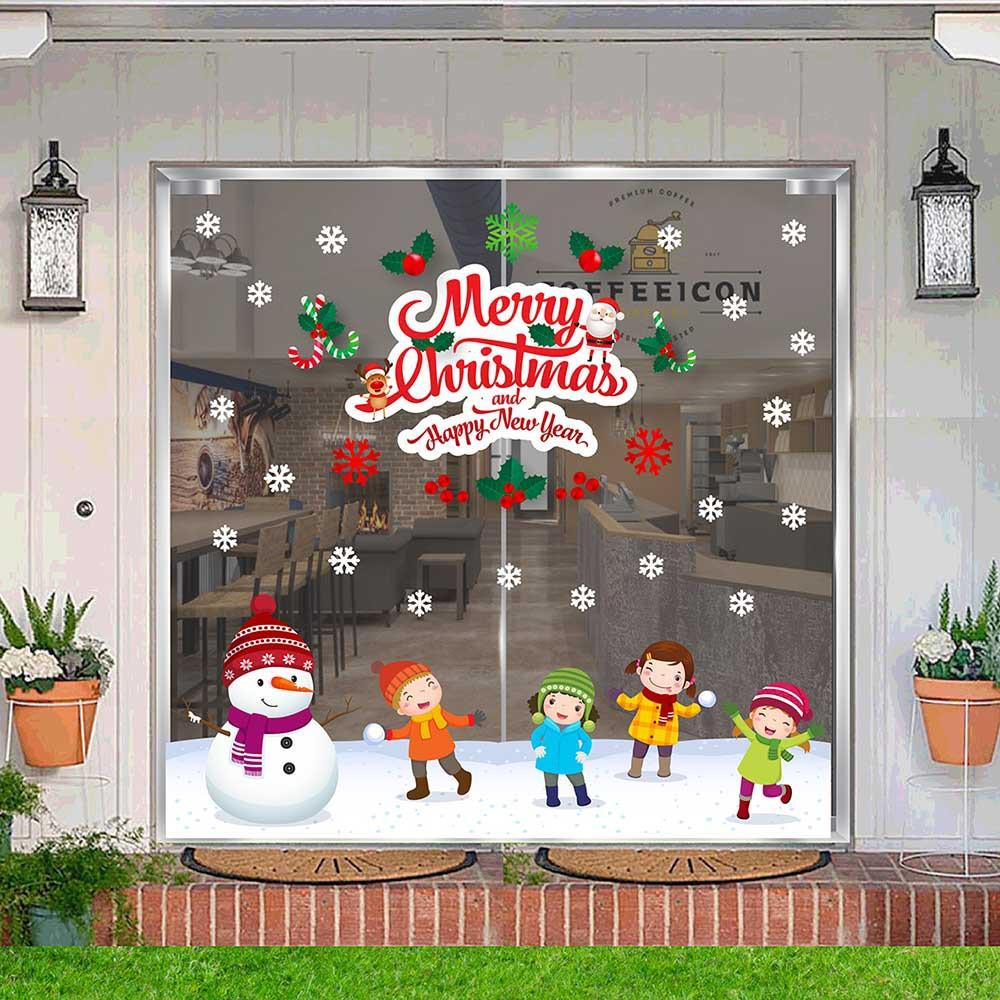 DECAL TRANG TRÍ NOEL 2021 COMBO SỐ 55