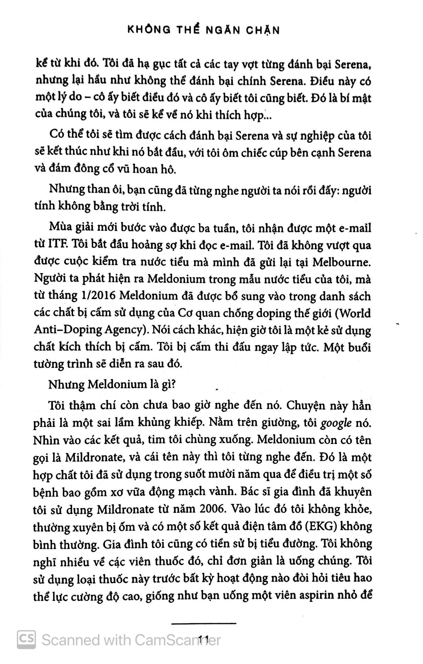 Sách Không Thể Ngăn Chặn: Chuyện Đời Tôi Đến Hôm Nay