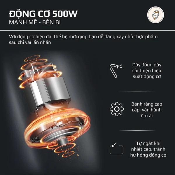 Máy Xay Thịt OLIVO FC21, 2.1Lit - 500w, Hàng Chính Hãng