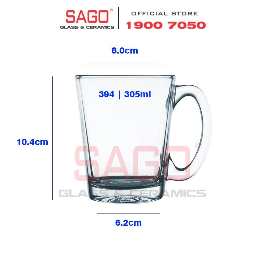 Ly Thủy Tinh Có Quai Nouveau Mug 305ml | Thủy Tinh Cao Cấp , Nhập Khẩu Thái Lan