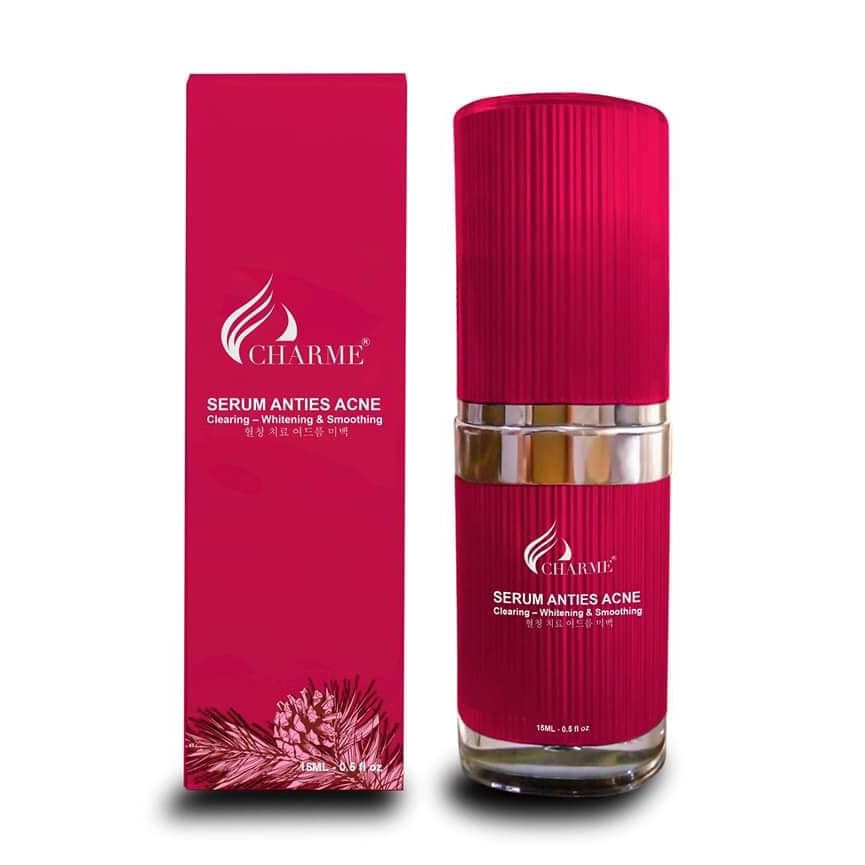 Serum Ngừa Mụn Trắng Da Charme Hàn Quốc 15ml