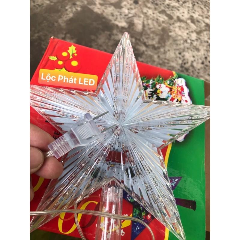 Ngôi Sao Led 20cm - trang trí cây thông giáng sinh, Noel