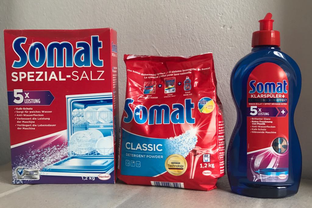 Bộ sản phẩm Bột rửa bát Somat