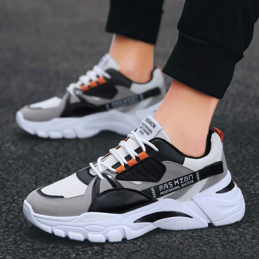 Giày nam, giày sneaker thể thao nam tăng chiều cao lót thông hơi cao cấp mẫu mới nhất SP-A344