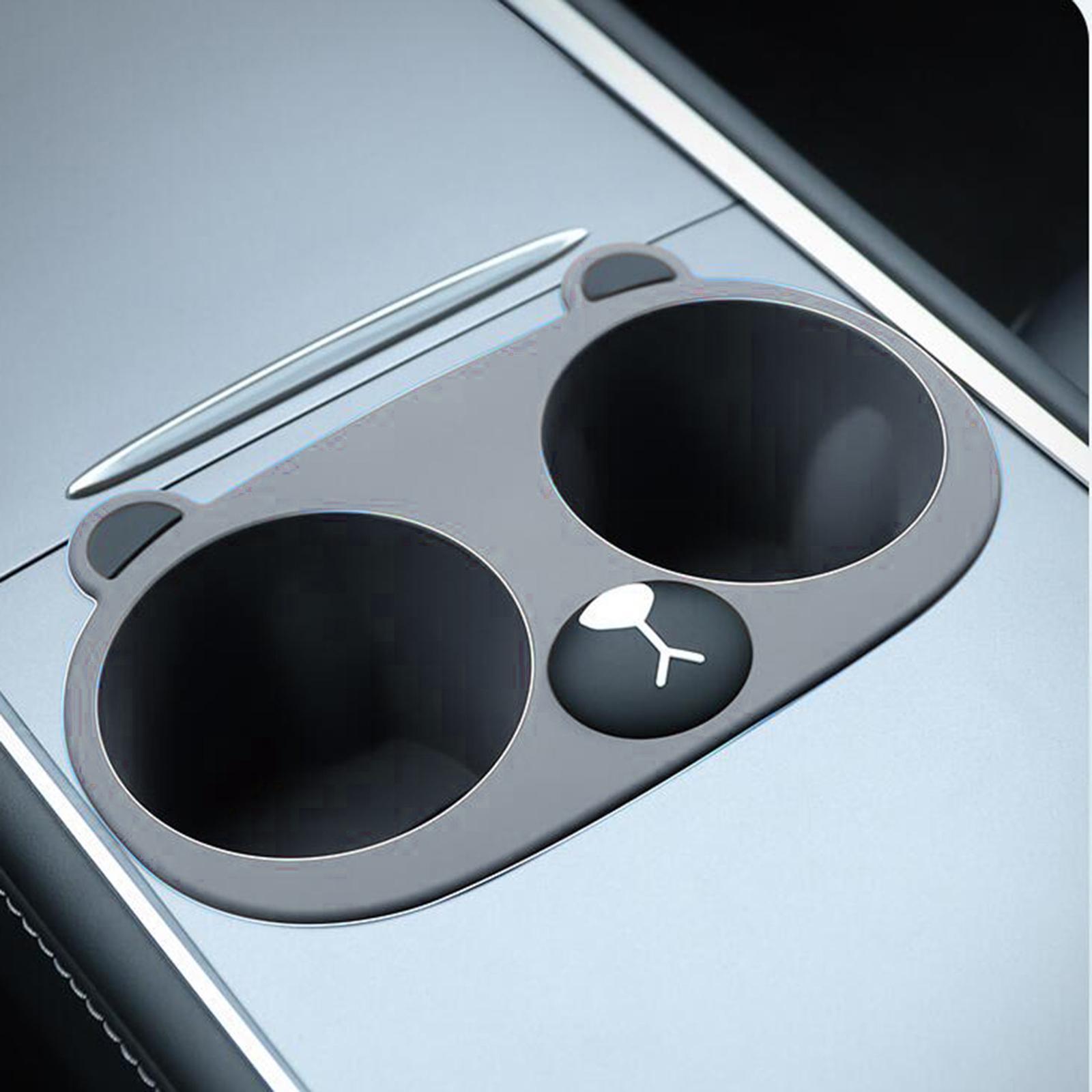 Center Console Cup Holder ,Cup Limiter ,Silicone Interior Parts Easy to Install ,Drink Bottle Stable Water Cup Holder Insert for Y