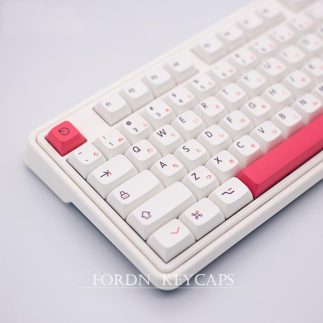 Fendai 118 Phím XDA Hồ Sơ Keycaps PBT Cá Tính Nhật Bản Dễ Thương Bàn Phím Keycaps Cho Bàn Phím Cơ Tùy Chỉnh Chìa Khóa Mũ Lưỡi Trai