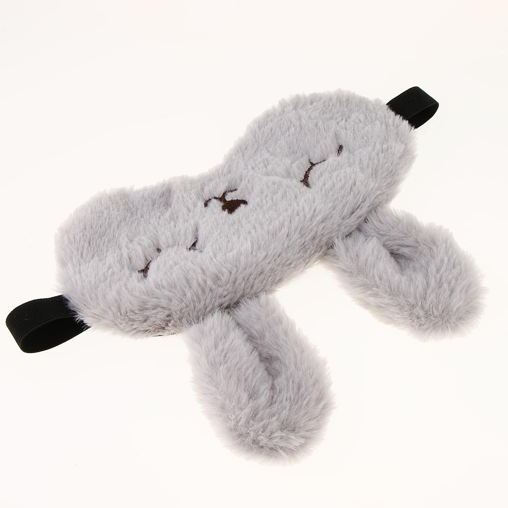 Kids Adults Rabbit Sleep Eye Shade Cover Blindfold