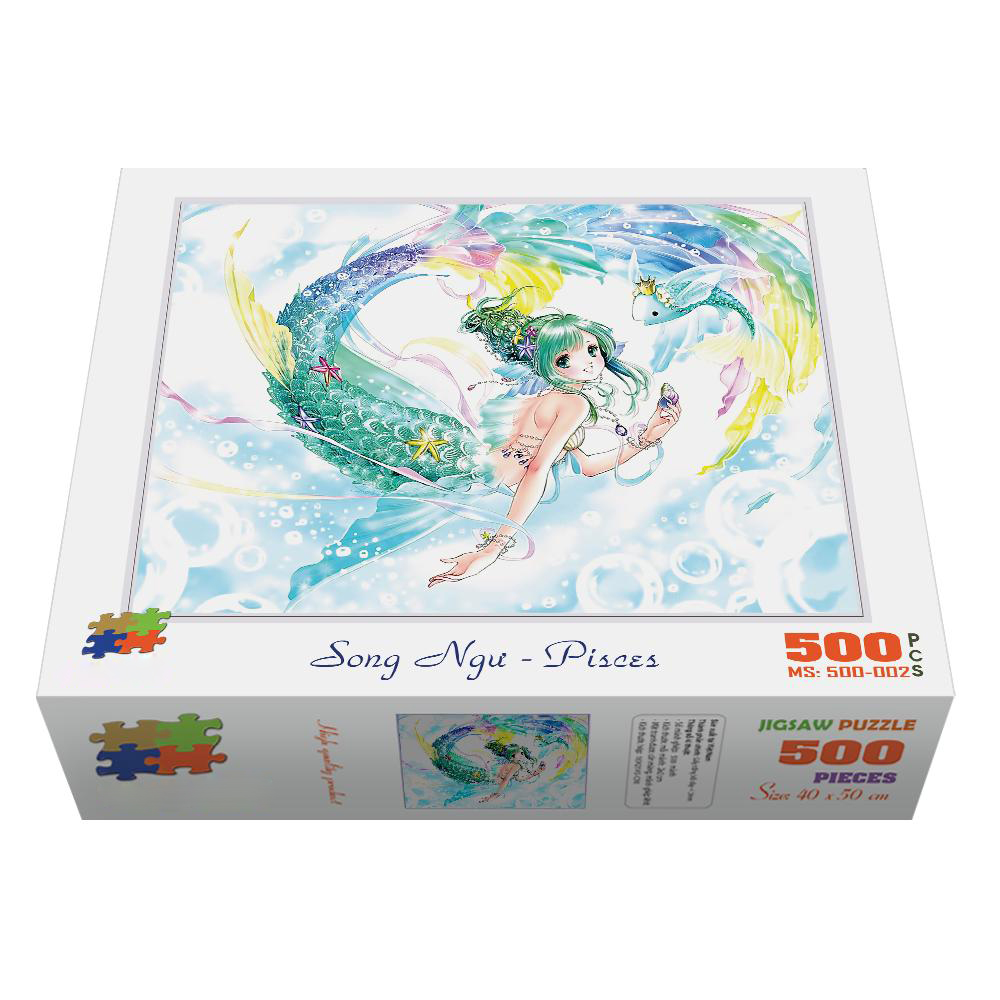 Bộ tranh xếp hình cao cấp 500 mảnh ghép – Song Ngư