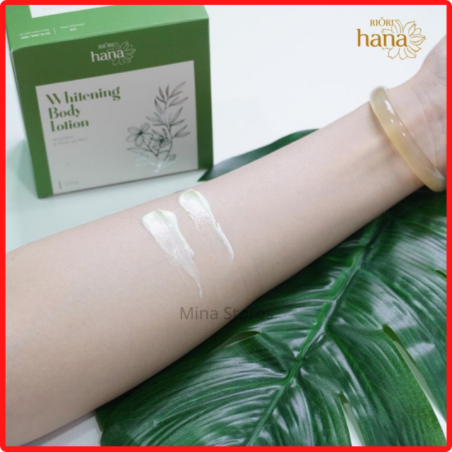 Kem Body Dưỡng Trắng Da Riori Whitening Body Lotion 200g – Kem Dưỡng Toàn Thân Giúp Da Mềm Mịn Trắng Tự Nhiên