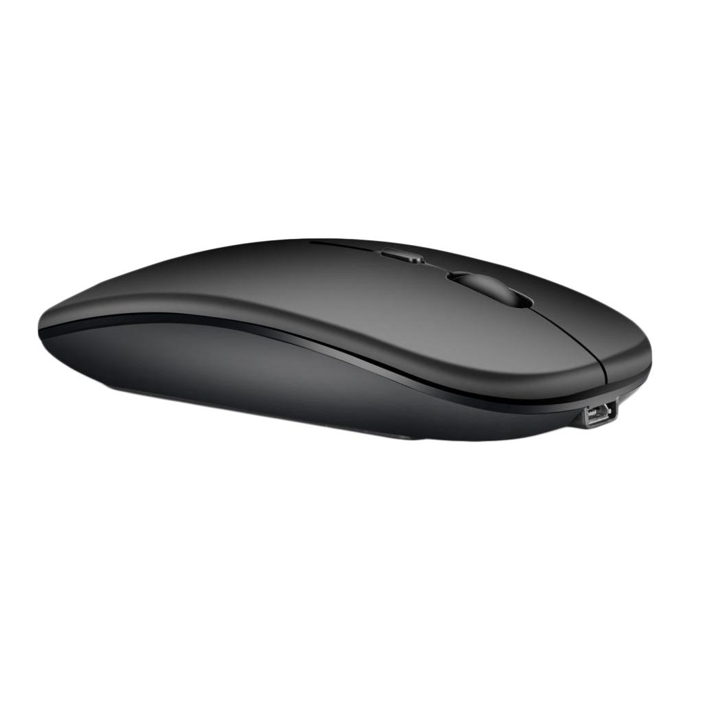 Dual Mode Wireless Bluetooth5.0 Mouse + Mode For PC Laptop Black