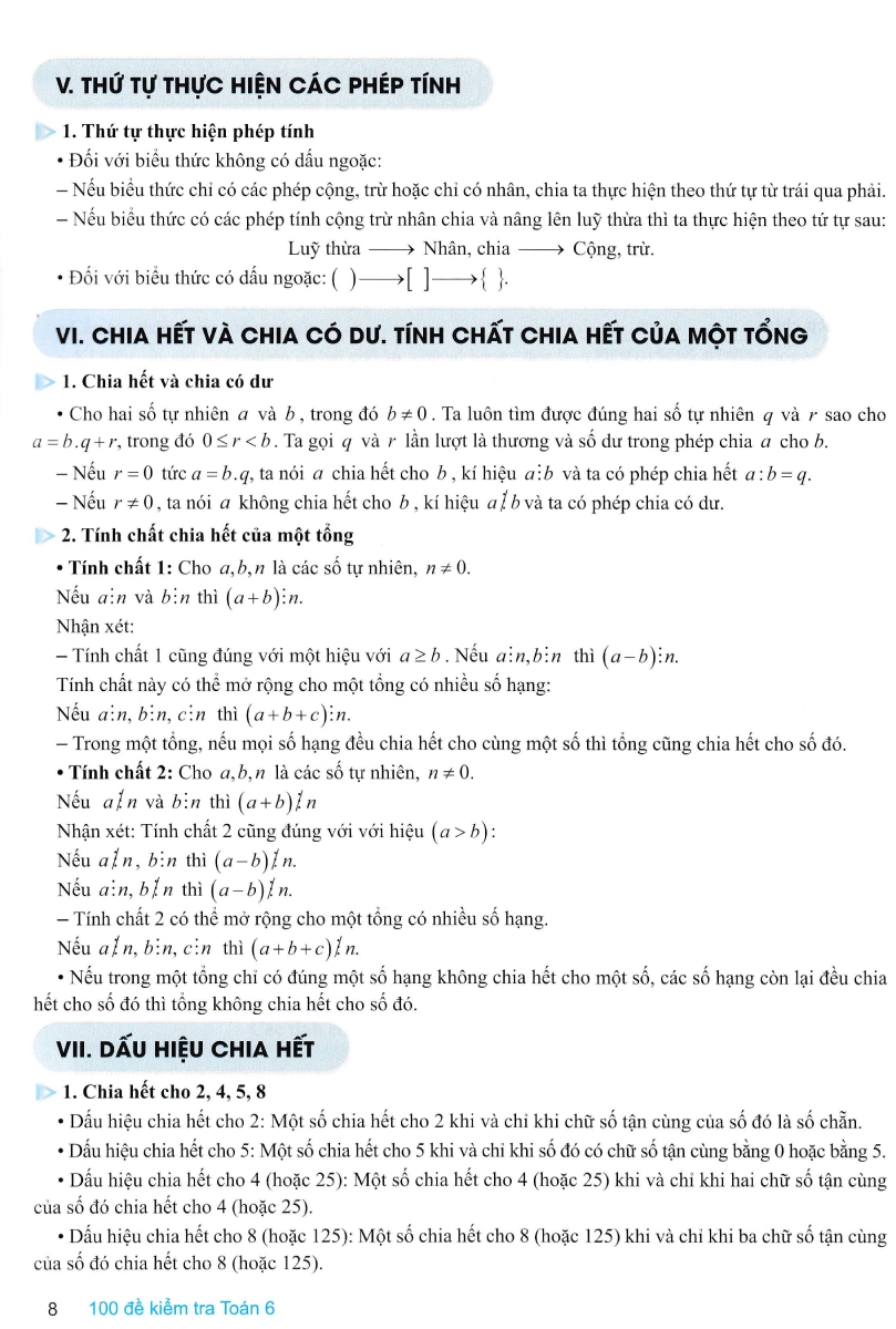 ND - 100 Đề Kiểm Tra Toán Lớp 6 (Biên Soạn Theo Chương Trình GDPT Mới)