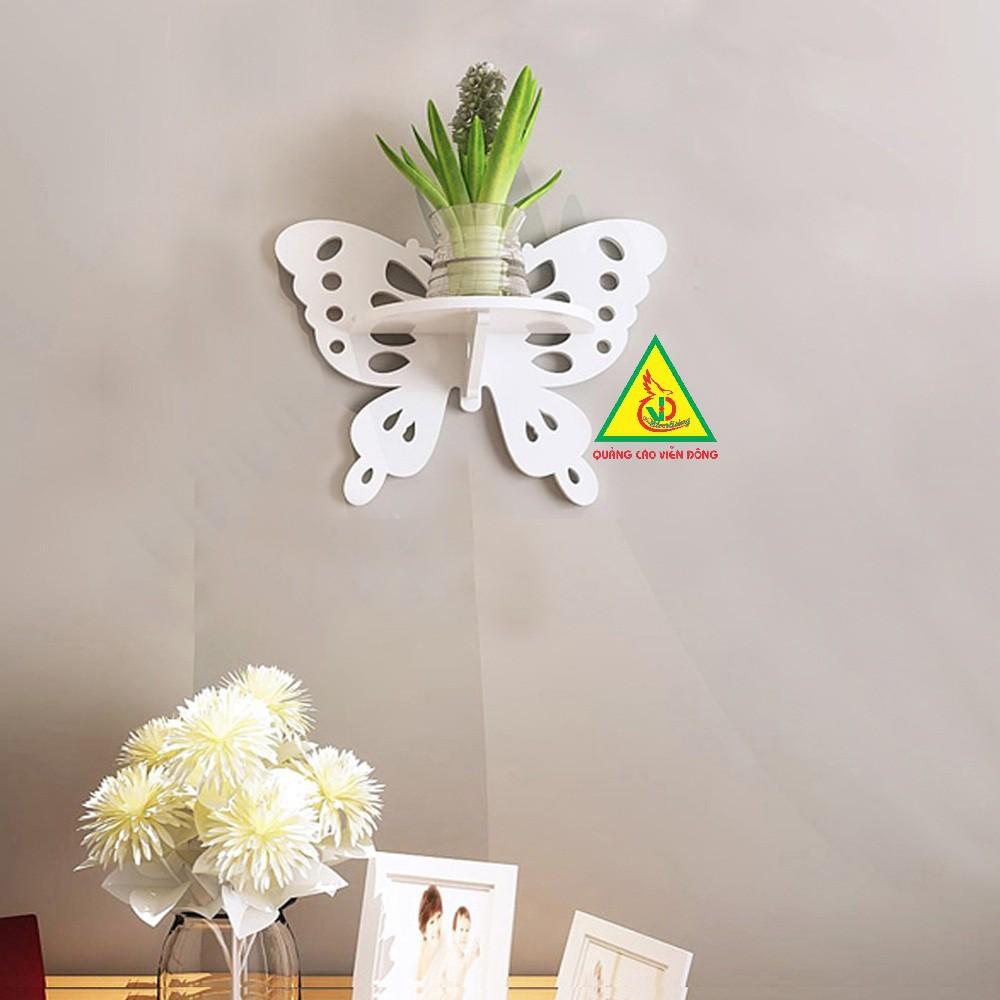 Kệ hoa văn treo tường hình cánh bướm - Kệ lắp ráp