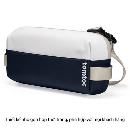 TÚI ĐEO CHÉO TOMTOC (USA) LIGHTWEIGHT SLING BAG INKY BLUE chống nước với độ bền cao - hàng chính hãng