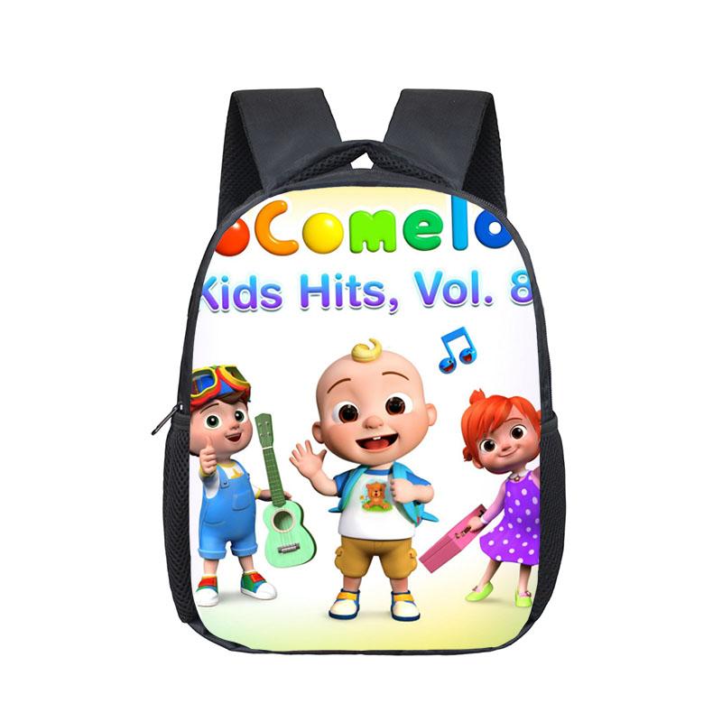 12 Inch Hoạt Hình Cocomelon Trường Túi Dành Cho Trẻ Mẫu Giáo Trẻ Em Ba Lô Đi Học Dễ Thương Cho Bé Gái Bé Trai Lưng Mochila
