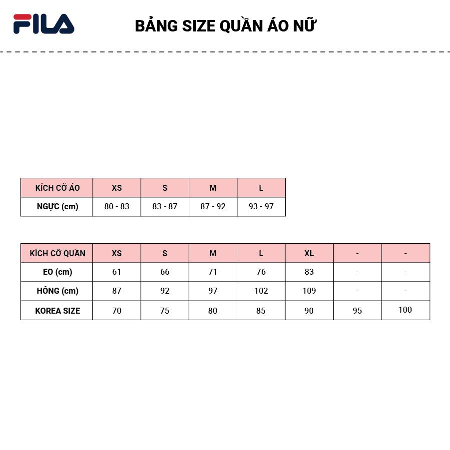 Áo thun tay ngắn thời trang nữ Fila - FW2RSF1027F-CPK