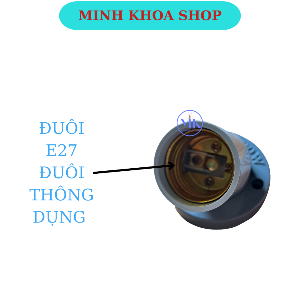 Đui đèn, Đuôi Đèn đa năng Px3 PIPO E27, thẳng được, xéo được