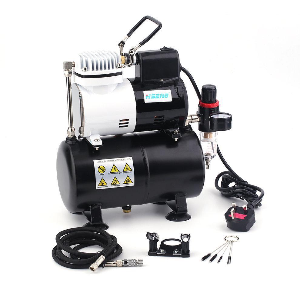 Máy Nén Khí Bình Chứa Phun Sơn Airbrush AF186 Mini Air Compressor