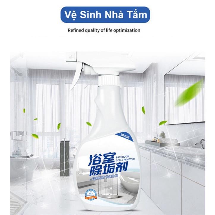 Tẩy Cặn Canxi Vách Kính - lau chùi và vệ sinh phòng tắm - thuốc Tẩy Cặn Canxi, gột rửa Nhà Tắm, Vòi Sen, gạch rất mạnh -