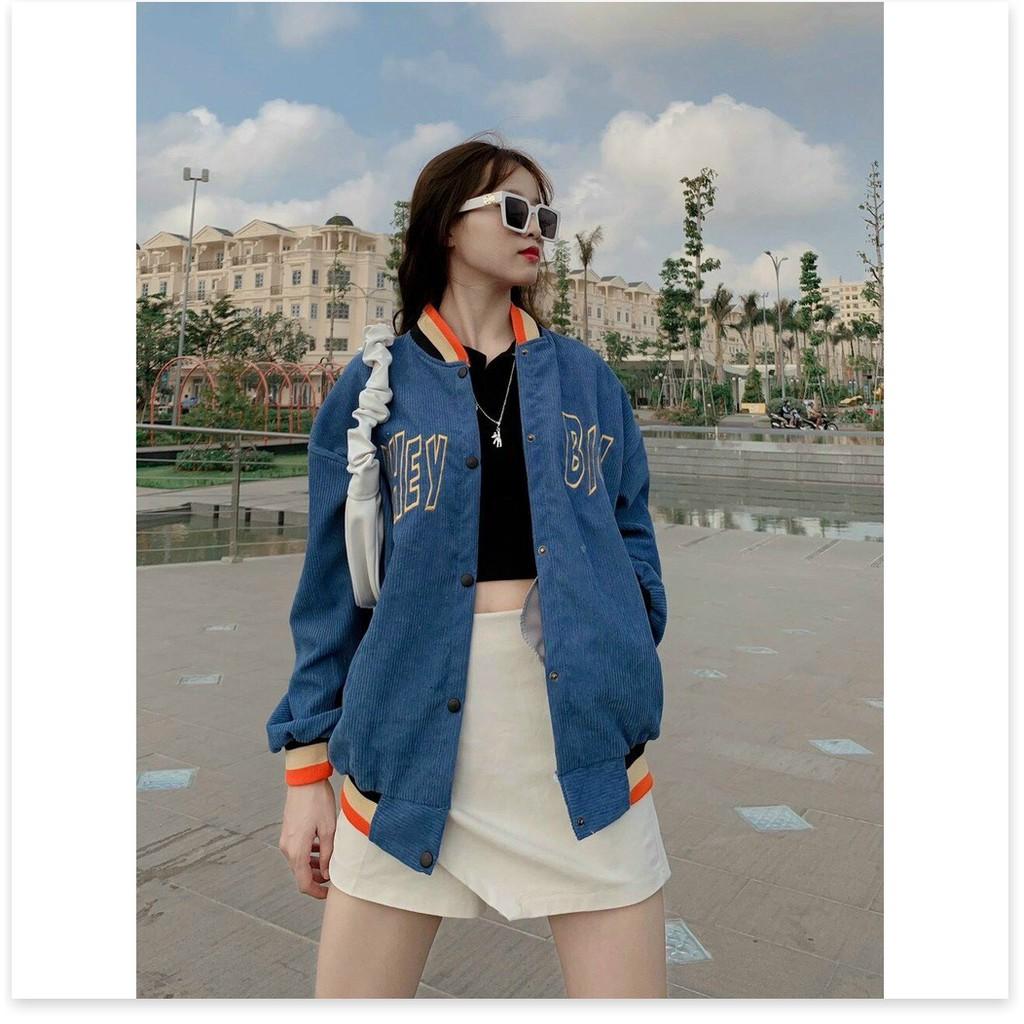 ÁO KHOÁC NỮ BOMBER UNISEX NHIỀU MÀU
