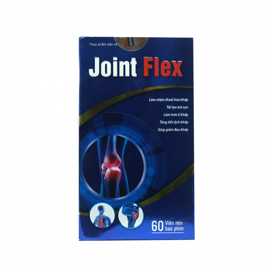 Viên uống Joint Flex Hộp 60 viên- Giúp duy trì, tái tạo và tăng khă năng bôi trơn cho ổ khớp, sụn, tăng tiết dịch khớp, tăng độ linh hoạt của khớp, hạn chế lão hóa khớp.
