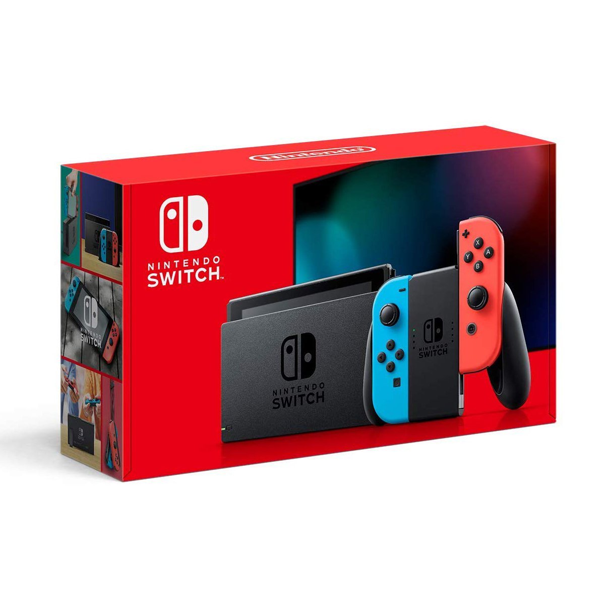 Máy Chơi Game Nintendo Switch Với Neon Blue Và Red Joy‑Con (Xanh Đỏ) - Hàng Nhập Khẩu